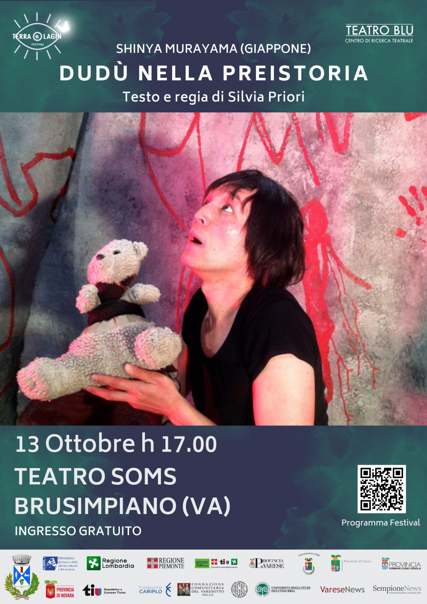 locandina evento, testo in descrizione